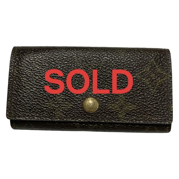 LOUIS VUITTON Multicles 4 Monogram - Key Case Monogram Canvas 131-040325 - Picture 1 of 6